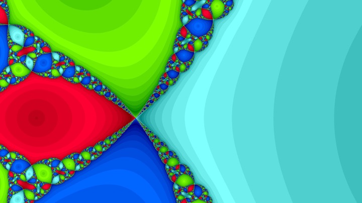 Basins of attraction for the Newton method for x^4-3x^2-4